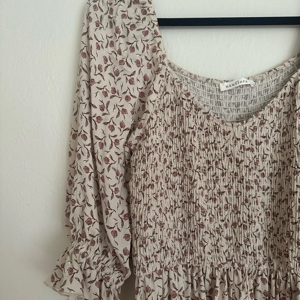 Neuflora Floral Print Women's Dress - Picture 2 of 6